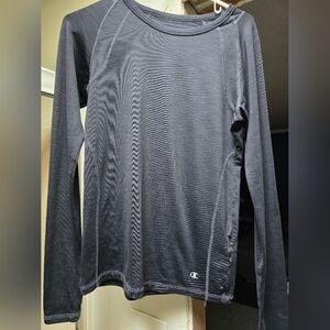 Champion Black Long Sleeve Shirt